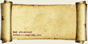 Jasna Bačević vizit kartica